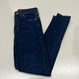 Topshop Dark Wash Blue Jamie Jeans Skinny